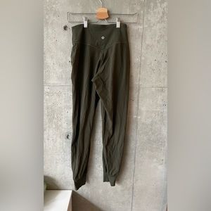 Lululemon Align High Rise Jogger, 25”, olive green
